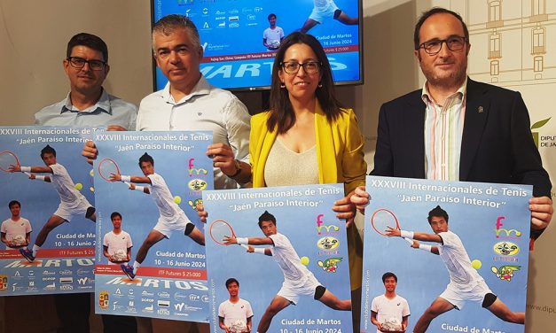 Tenistas de 15 países disputarán del 10 al 16 de junio los XXXVIII Internacionales de Tenis “Jaén Paraíso Interior”