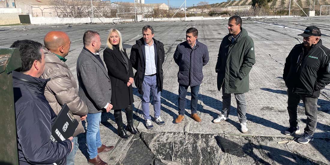 La Diputación financia con más de 180.000 euros las obras de mejora del campo de fútbol Antoñete de Jaén