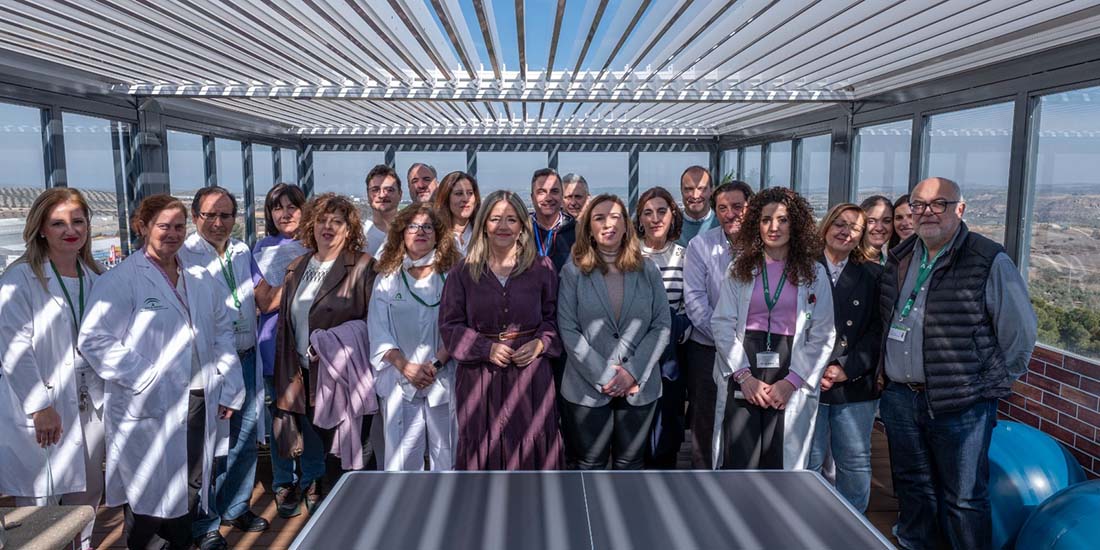 El Hospital de Jaén crea dos terrazas terapéuticas para pacientes de Salud Mental